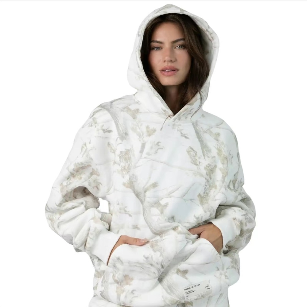 VIRAL Comfrt  - LIMITED WHITE OAK CAMO anxiety relief hoodie only.